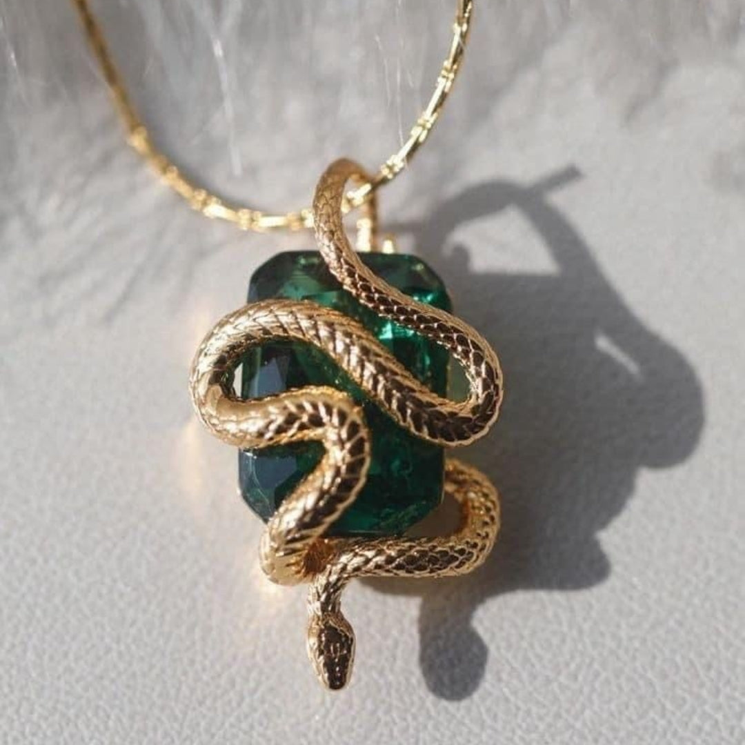Goudkleurige slangenketting