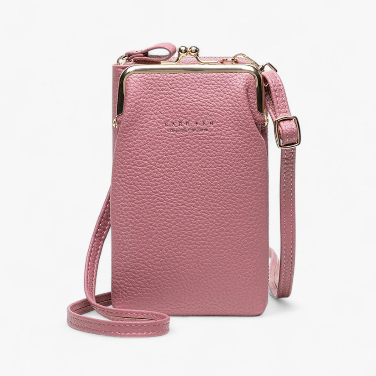Twee-in-één crossbodytasje voor telefoon en pasjes