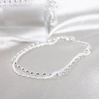 Silver-Tone Zirconia Bracelet