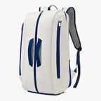 Water-Resistant PU Tennis Backpack with Sealed Shoe Compartment