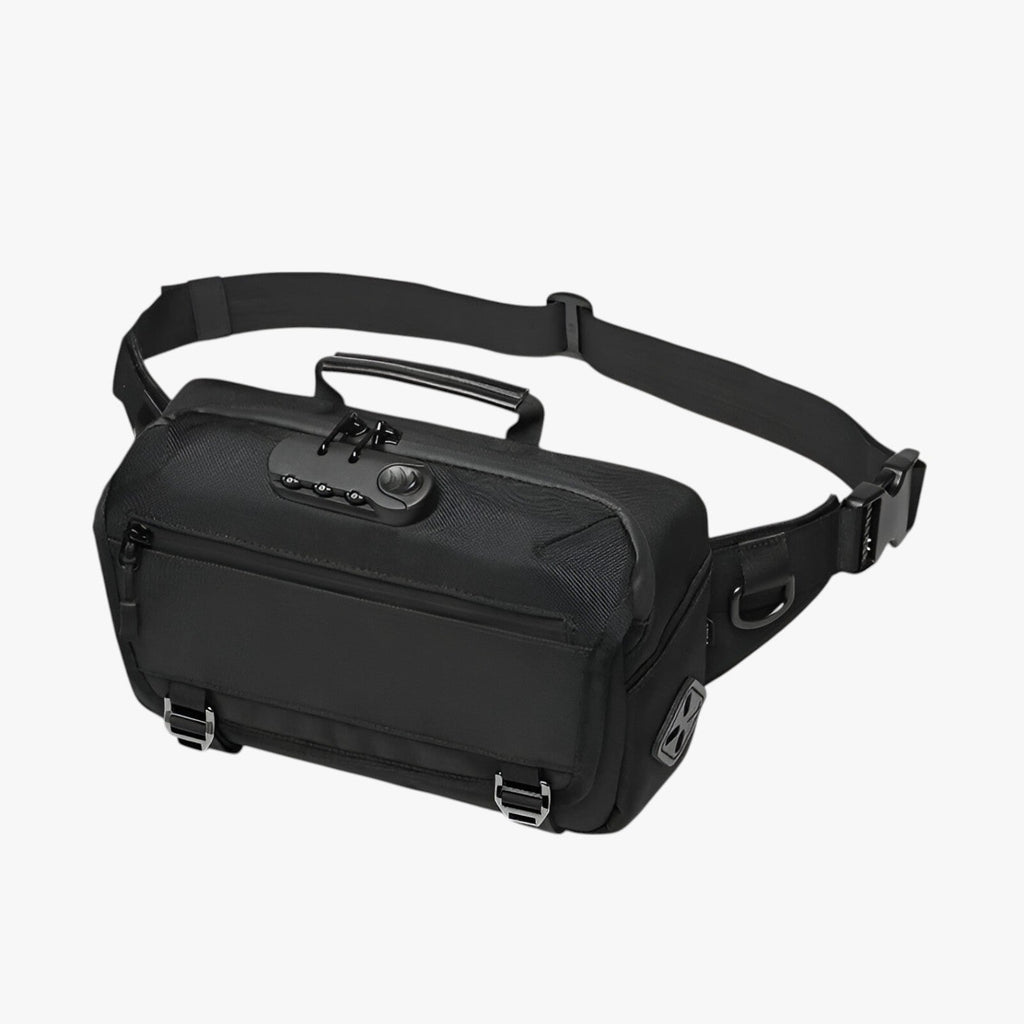 Water-Resistant Anti-Theft Belt Bag with USB Charging Port