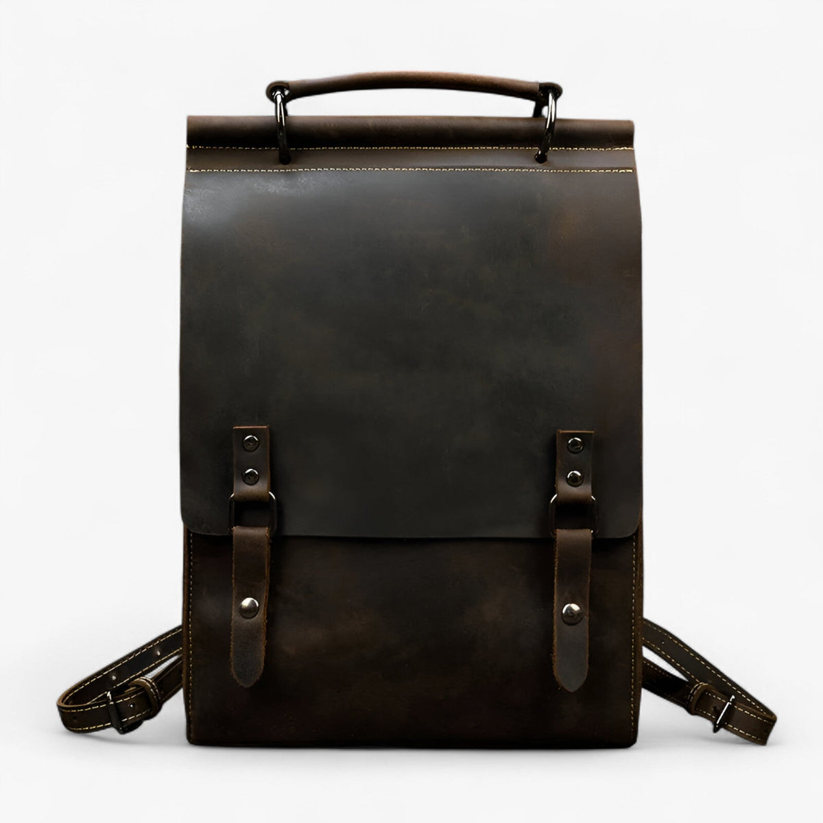 Women's Genuine Leather Everyday Laptop Backpack