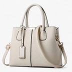 Chic Versatile Leather Everyday Handbag in Six Colours