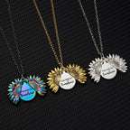 Ketting met zonnebloemhanger