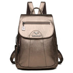 Soft Premium Vintage Leather Travel Backpack