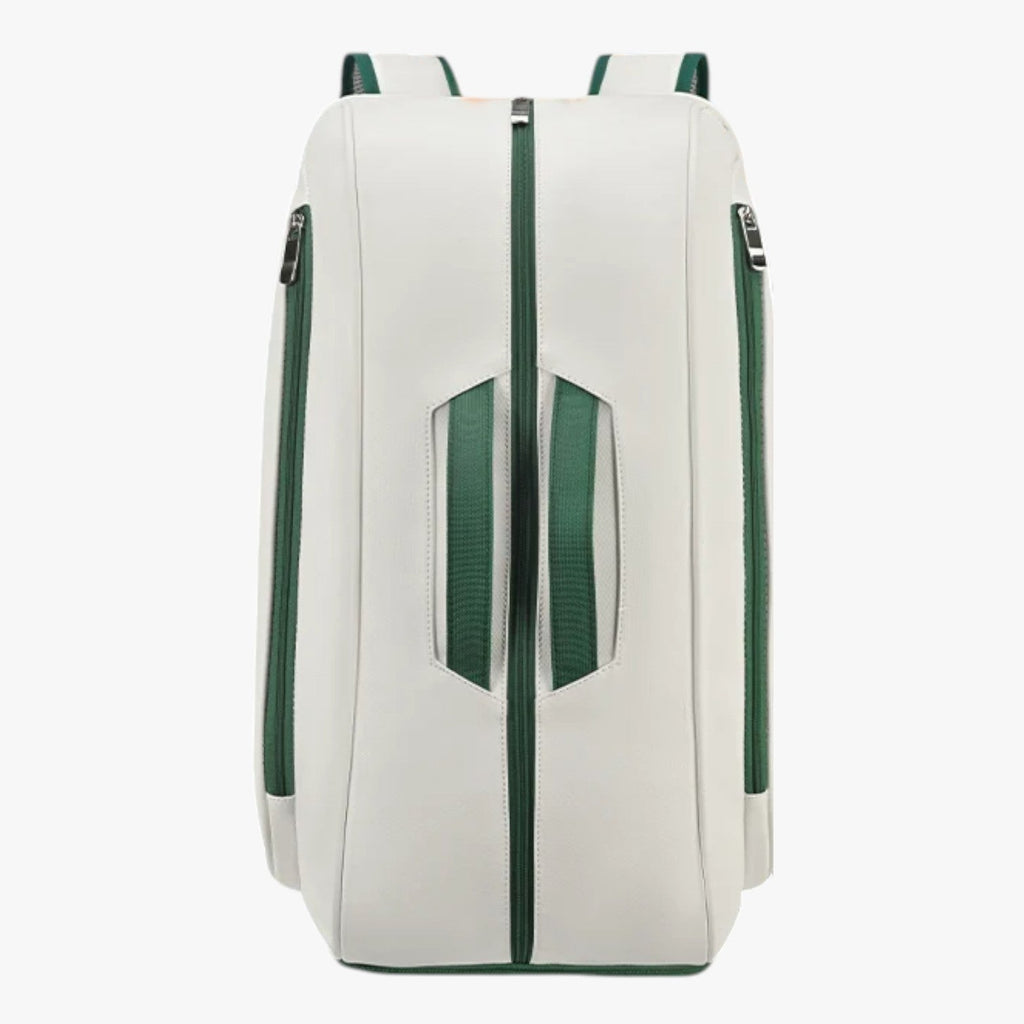 Water-Resistant PU Tennis Backpack with Sealed Shoe Compartment