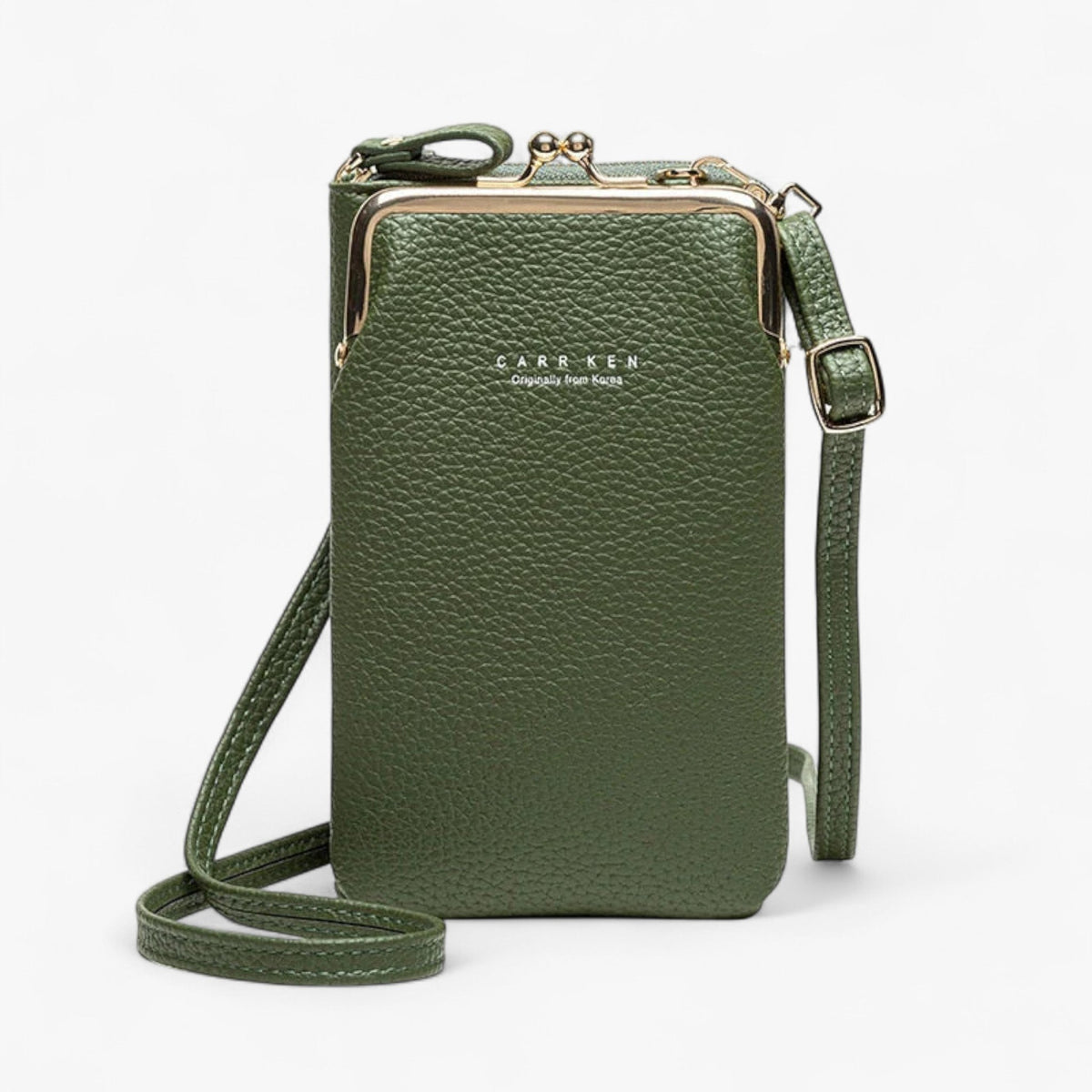 Twee-in-één crossbodytasje voor telefoon en pasjes
