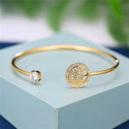 Adjustable Tree of Life Charm Bracelet