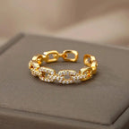 Adjustable Link Chain Ring