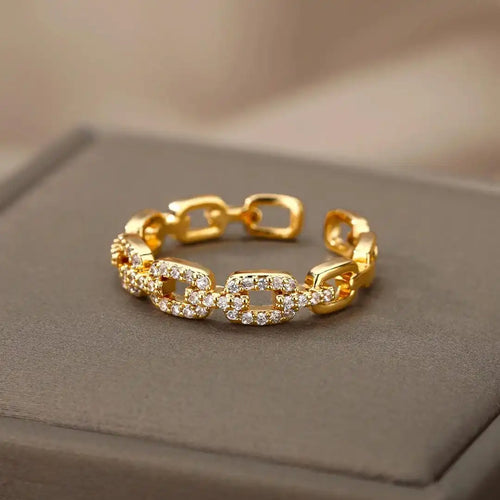Adjustable Link Chain Ring