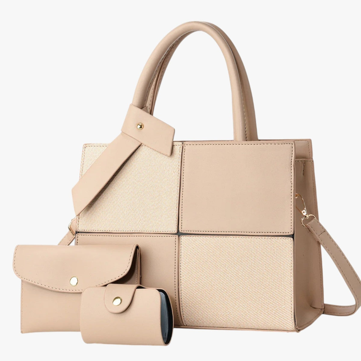 Retro Water-Repellent Large Tote Bag with Laptop Space