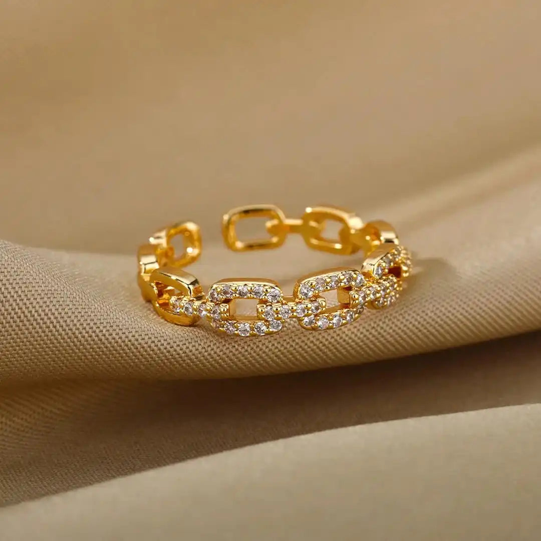 Adjustable Link Chain Ring