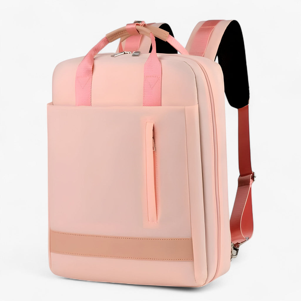 Anti-Theft Backpack with Hidden Back Zips