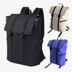 Vintage-Style Unisex Water-Resistant Laptop Backpack