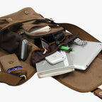 Men's Lightweight Vintage Nylon Messenger Bag