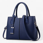 Chic Versatile Leather Everyday Handbag in Six Colours