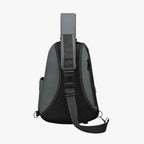 Water-Repellent Sling Shoulder Bag with External USB Port