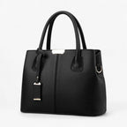 Chic Versatile Leather Everyday Handbag in Six Colours