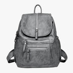 Soft Vintage-Style Leather Backpack for Women