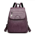 Soft Premium Vintage Leather Travel Backpack