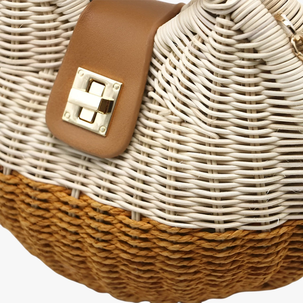 Bohemian Lightweight Spacious Straw Summer Shoulder Bag