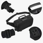 Water-Resistant Anti-Theft Belt Bag with USB Charging Port