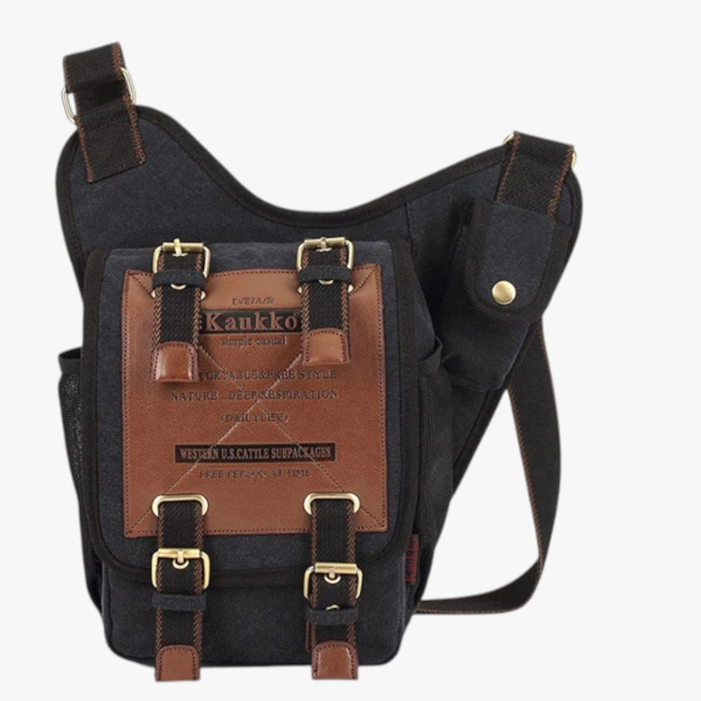 Men's Lightweight Vintage Nylon Messenger Bag