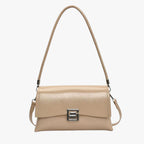 Embossed Glossy Shell Bag with Luxurious Finish