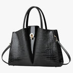 Women's Spacious Structured Tote Bag with Compartments