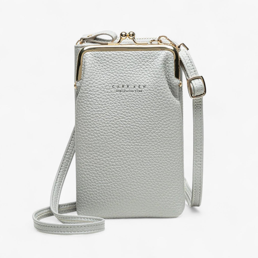 Twee-in-één crossbodytasje voor telefoon en pasjes