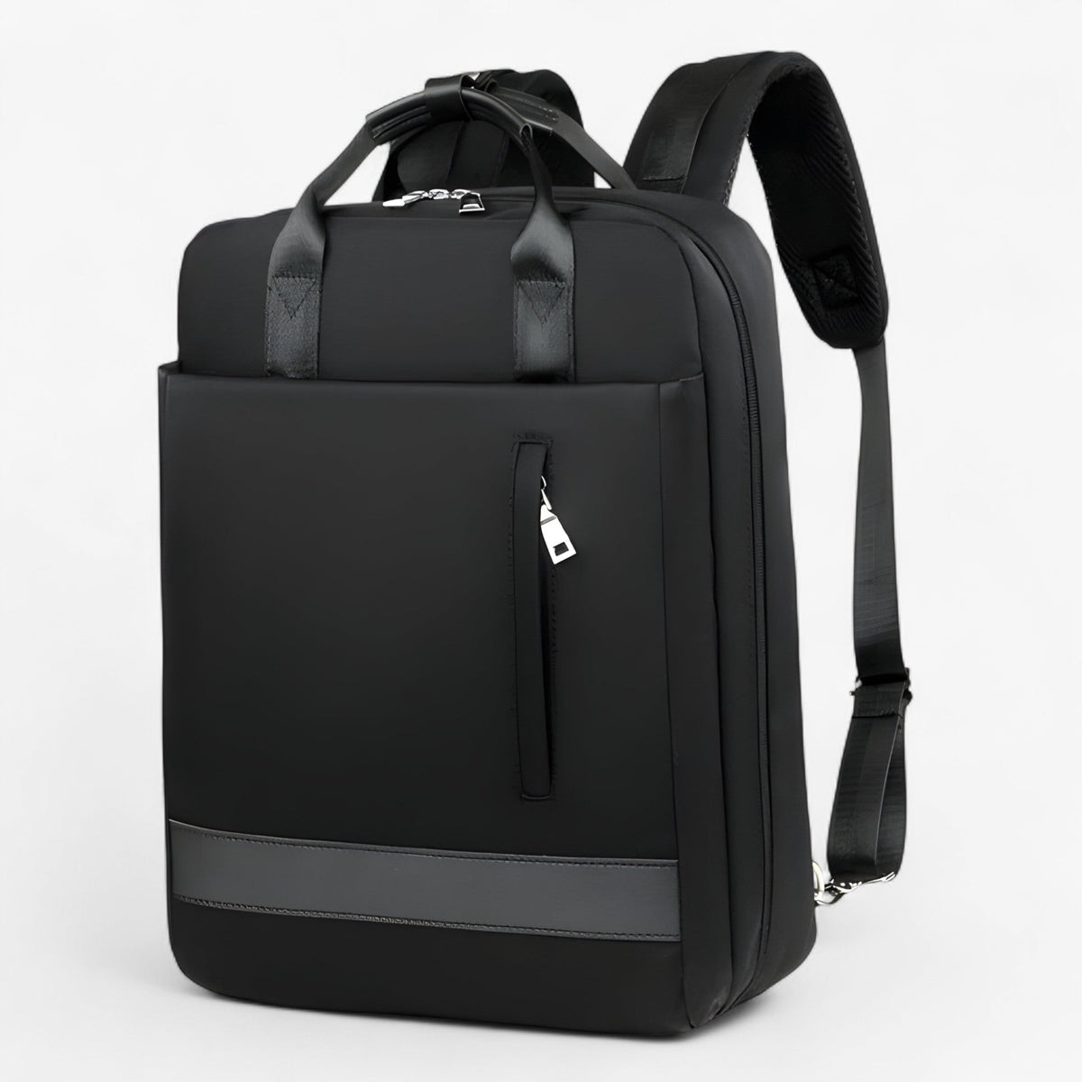 Anti-Theft Backpack with Hidden Back Zips