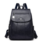 Soft Premium Vintage Leather Travel Backpack