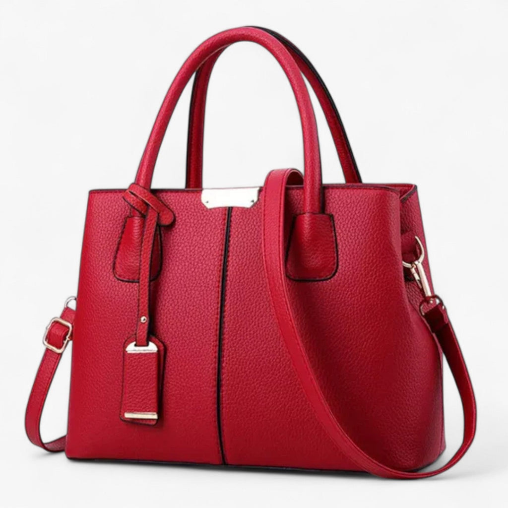 Chic Versatile Leather Everyday Handbag in Six Colours