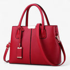 Chic Versatile Leather Everyday Handbag in Six Colours