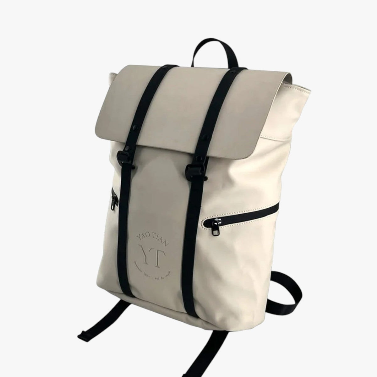 Vintage-Style Unisex Water-Resistant Laptop Backpack