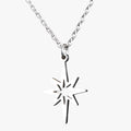Ketting met sterhanger van roestvrij staal