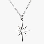 Ketting met sterhanger van roestvrij staal