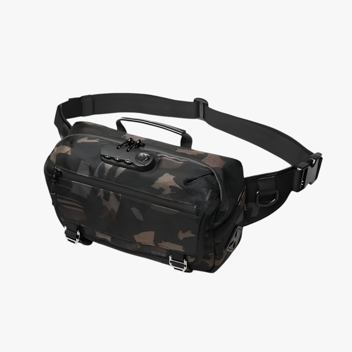 Water-Resistant Anti-Theft Belt Bag with USB Charging Port