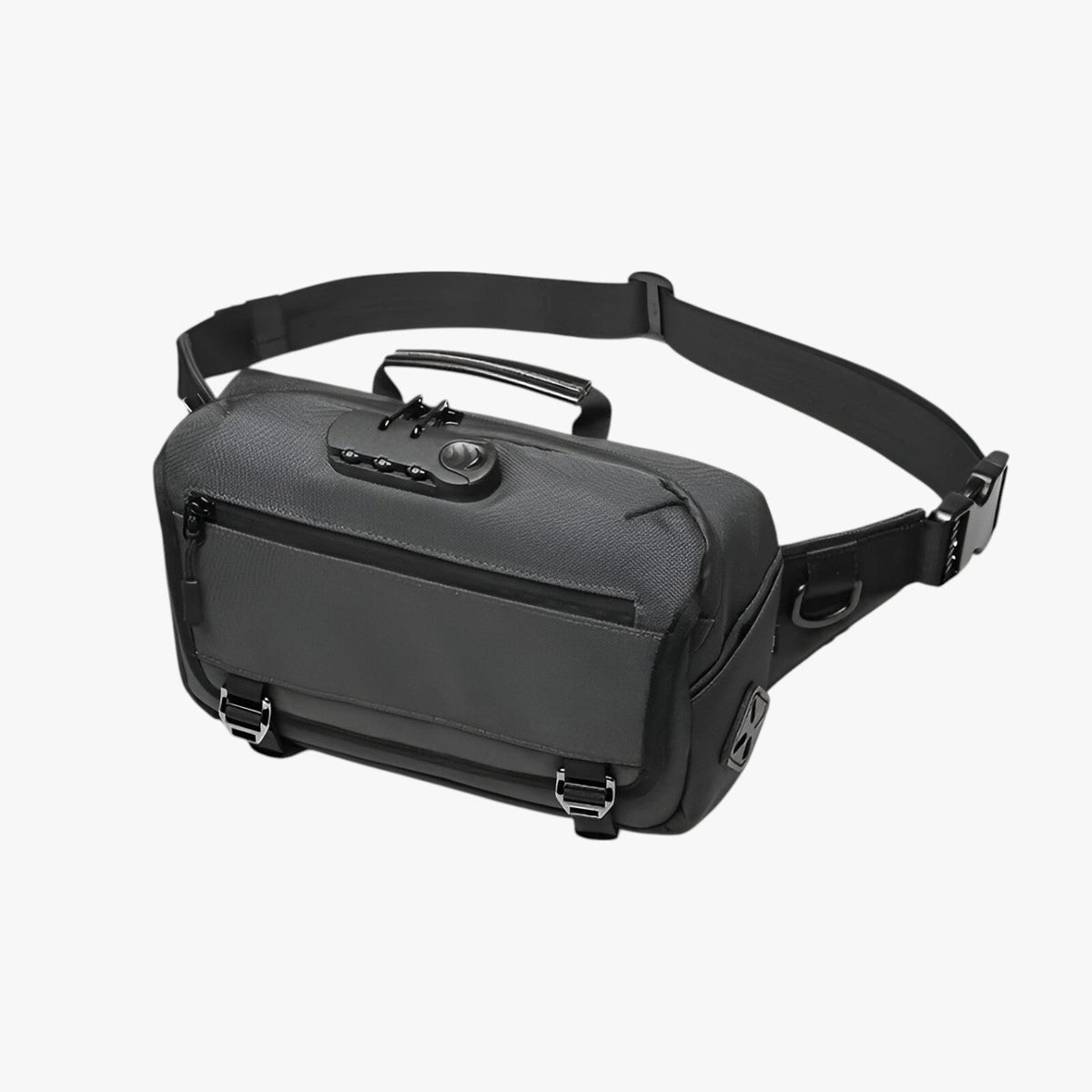 Water-Resistant Anti-Theft Belt Bag with USB Charging Port