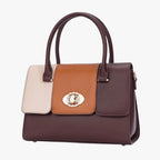 Durable Refined PU Leather Everyday Handbag