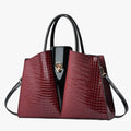 Women's Spacious Structured Tote Bag with Compartments