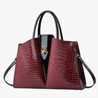 Women's Spacious Structured Tote Bag with Compartments