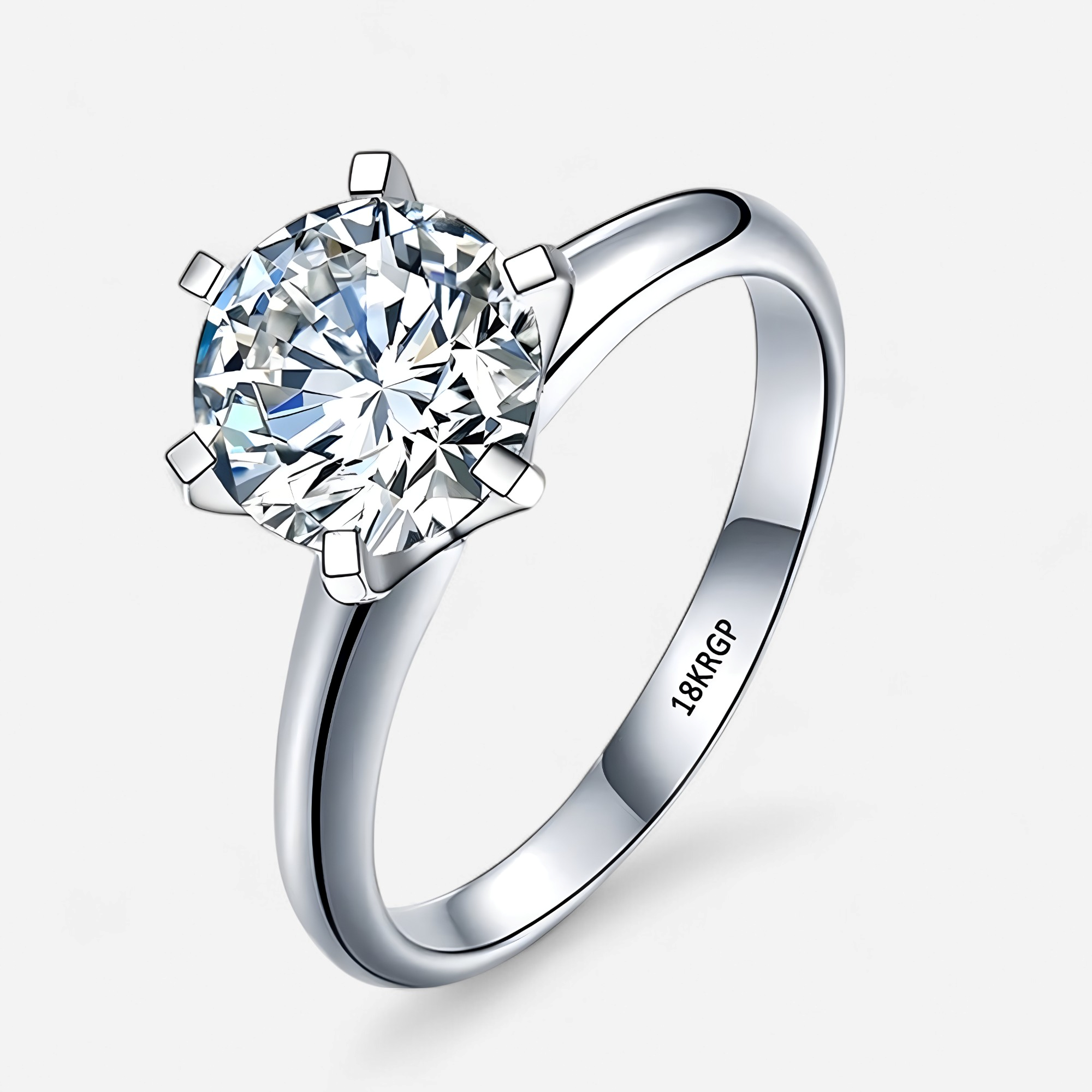 Delicate Promise Ring with a Sparkling Solitaire Setting