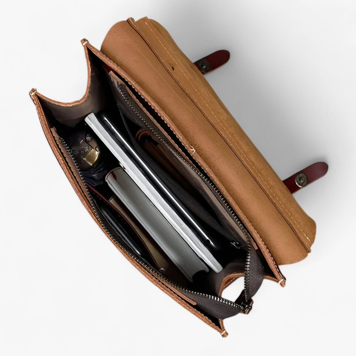 Genuine Leather Women's Backpack for School and Laptop