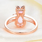 Kattenring in roségoudkleur