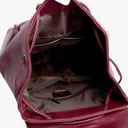 Large-Capacity Fashion Leather Backpack with Laptop Space