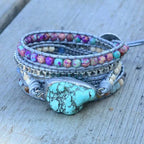 Turquoise and Amazonite Bracelet
