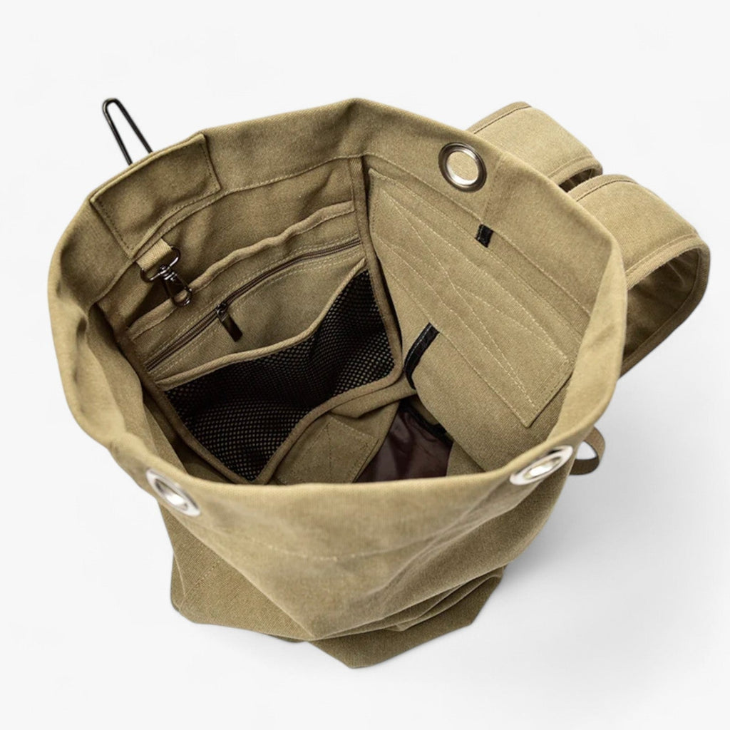 Roomy Durable Travel and Outdoor Backpack in Two Sizes