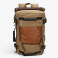 Large Waterproof Camping and Hiking Backpack in Coyote Brown
