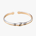 Retro Silver-Tone Friendship Bracelet, Soft Fit